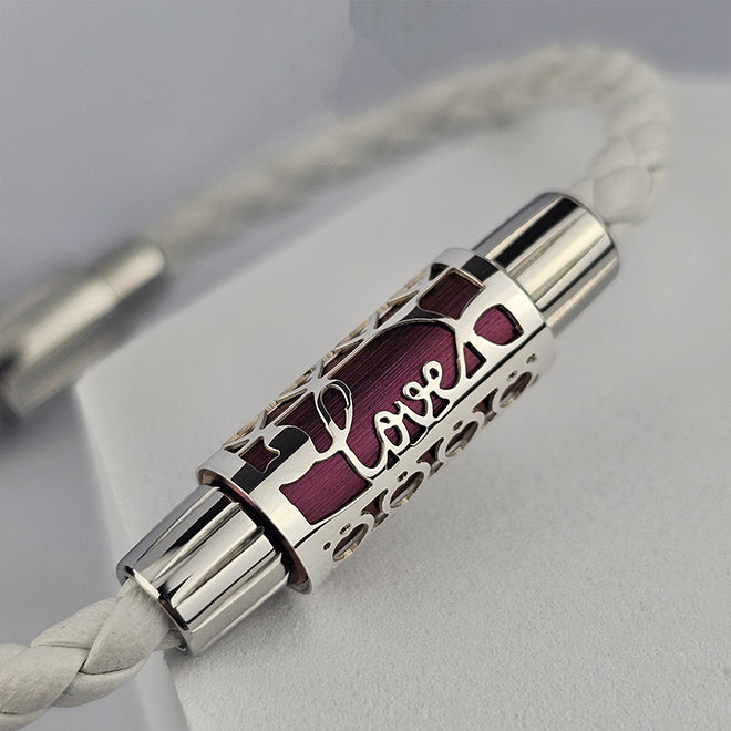 Perles Silhouette d'Argent, Édition Coeur/Love - Perle interchangeable