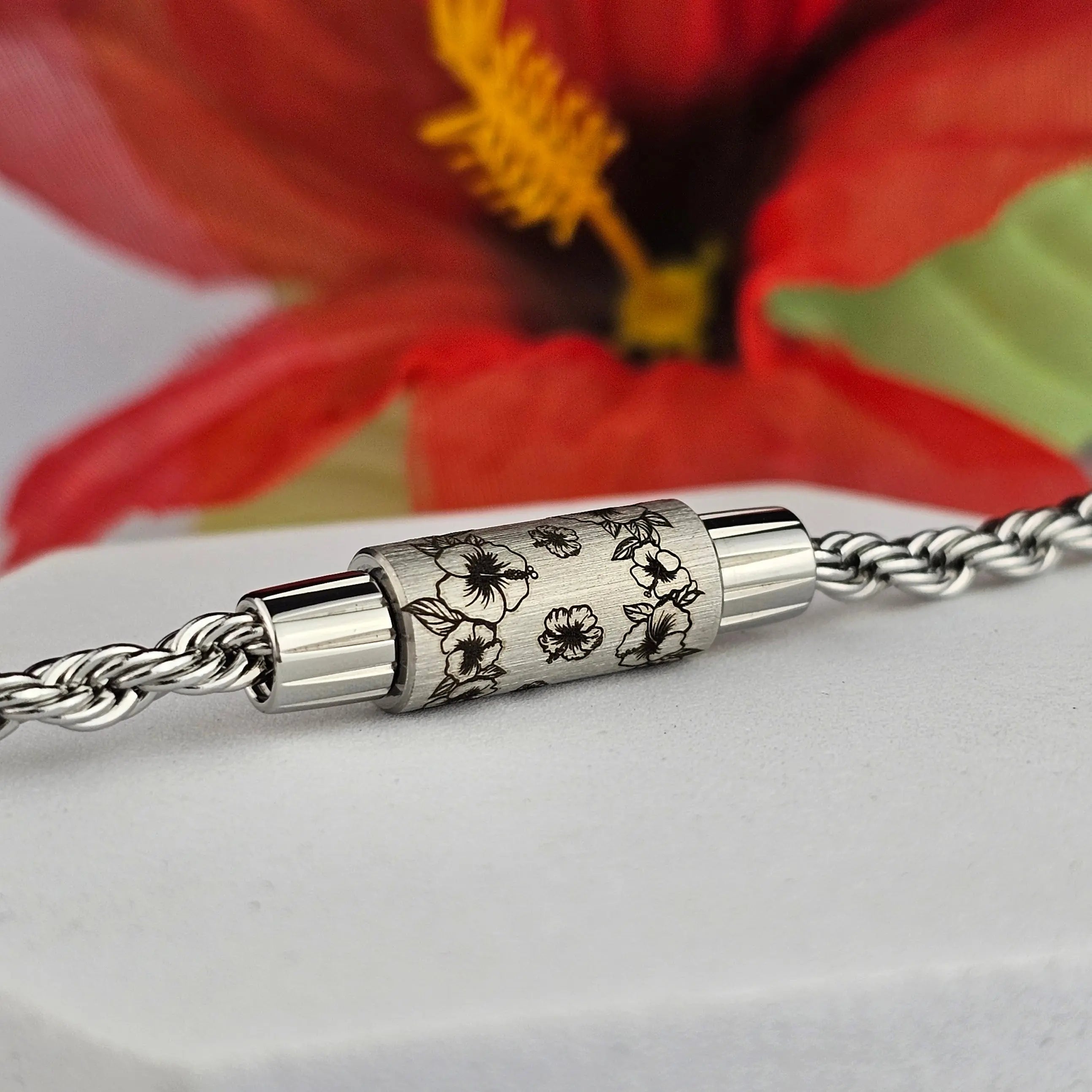 Perles 🌺🌺 HIBISCUS 🌺🌺 - perle interchangeable