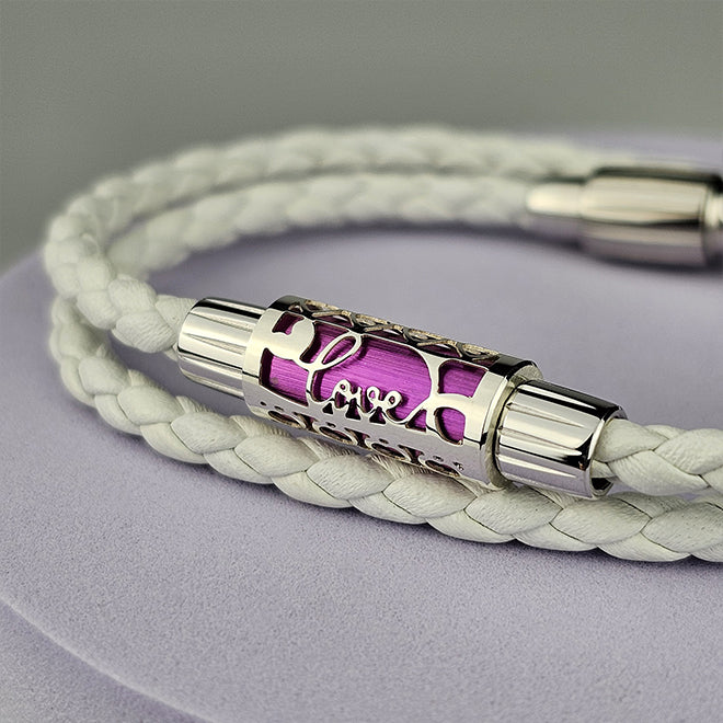 Perles Silhouette d'Argent, Édition Coeur/Love - Perle interchangeable