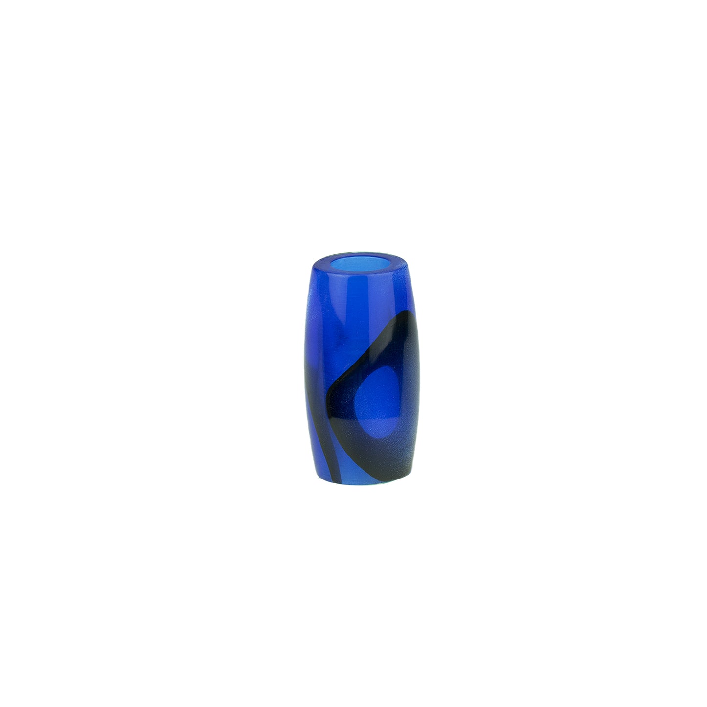 Perles Acryliques Bleu/Noir