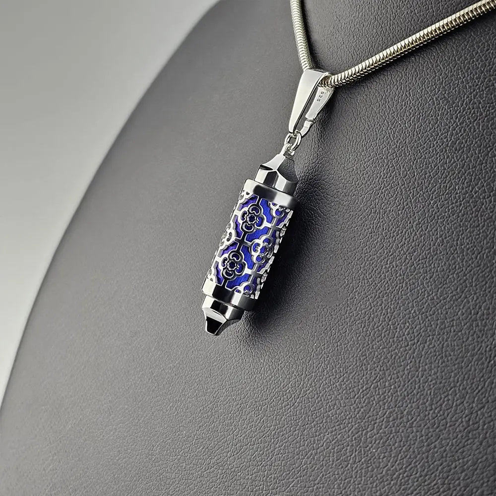 Coffret Pendentif & Perles Silhouette d'Argent - Bijou Interchangeable