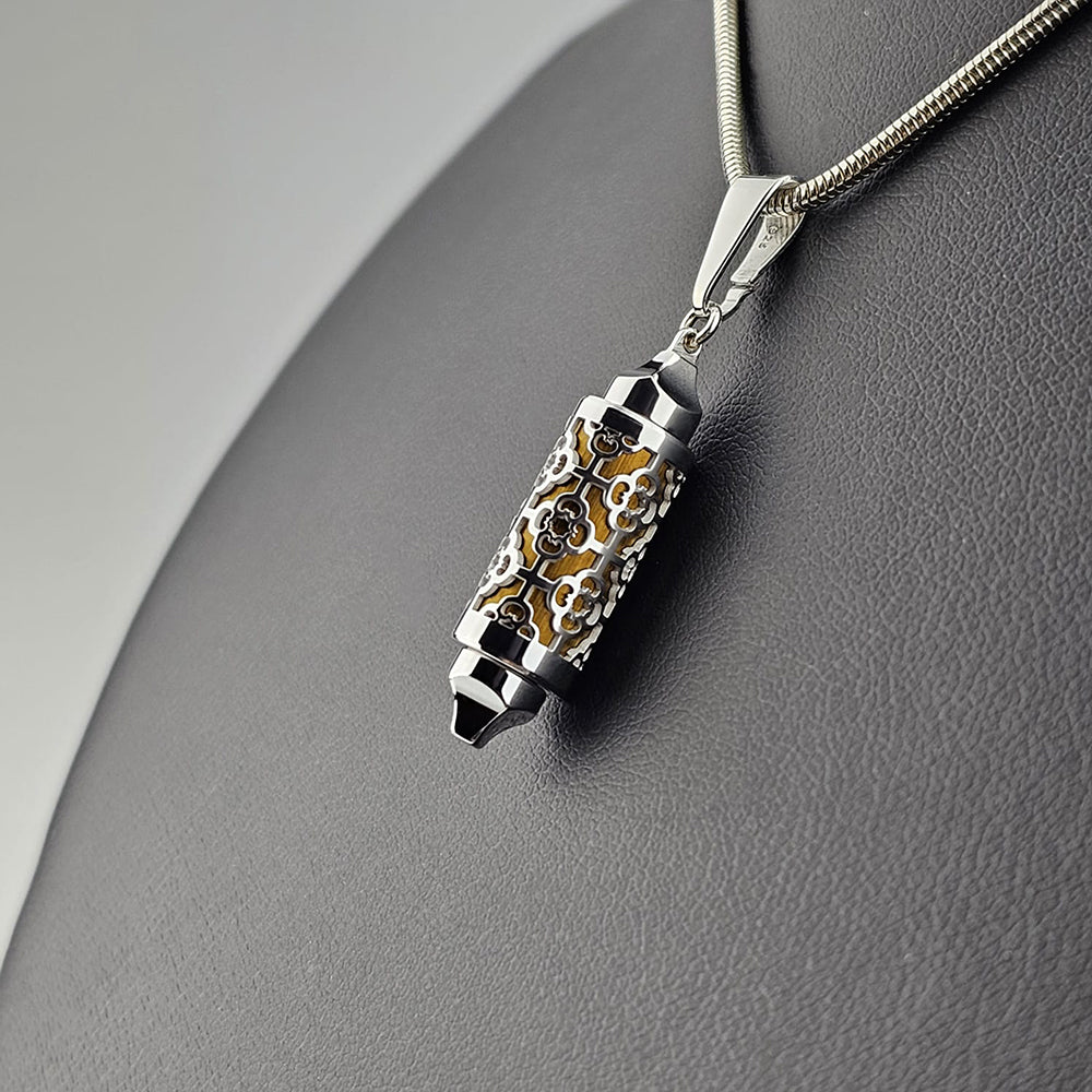 Coffret Pendentif & Perles Silhouette d'Argent