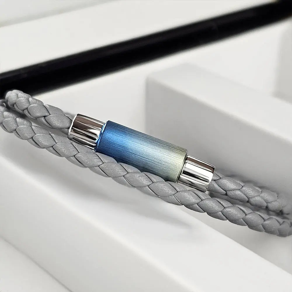 Coffret ❄️💫 Bleu Boréal 🤍💙 - bijou interchangeable