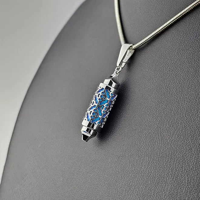 Coffret Pendentif & Perles Silhouette d'Argent - Bijou Interchangeable
