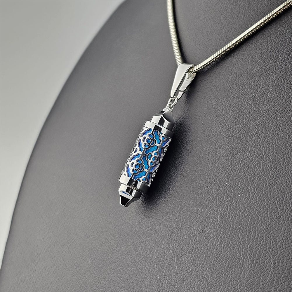 Coffret Pendentif & Perles Silhouette d'Argent
