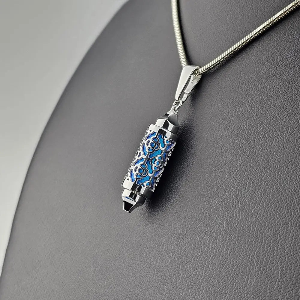 Coffret Pendentif & Perles Silhouette d'Argent - Bijou Interchangeable