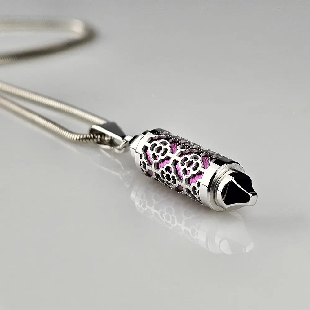Coffret Pendentif & Perles Silhouette d'Argent - Bijou Interchangeable