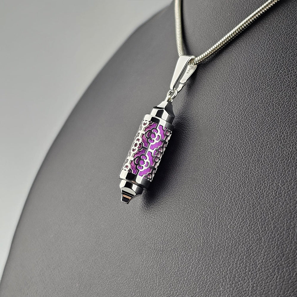 Coffret Pendentif & Perles Silhouette d'Argent