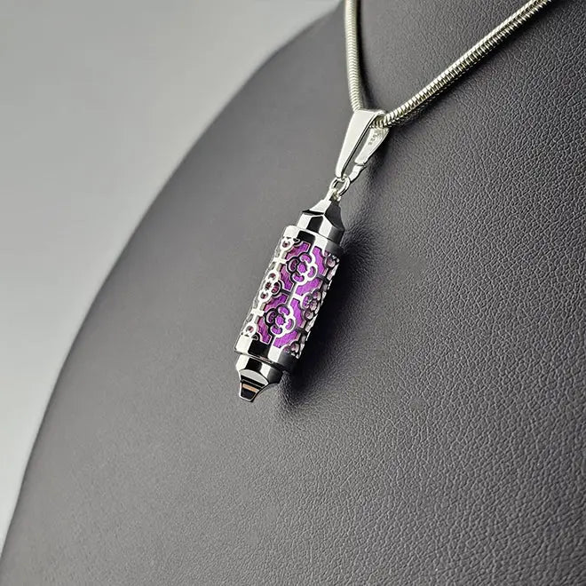 Coffret Pendentif & Perles Silhouette d'Argent - Bijou Interchangeable