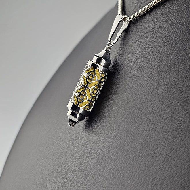 Coffret Pendentif & Perles Silhouette d'Argent