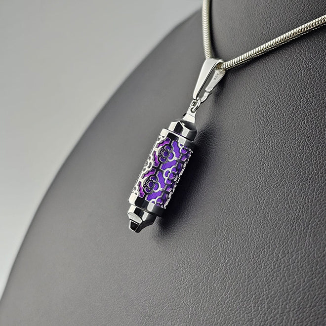 Coffret Pendentif & Perles Silhouette d'Argent - Bijou Interchangeable