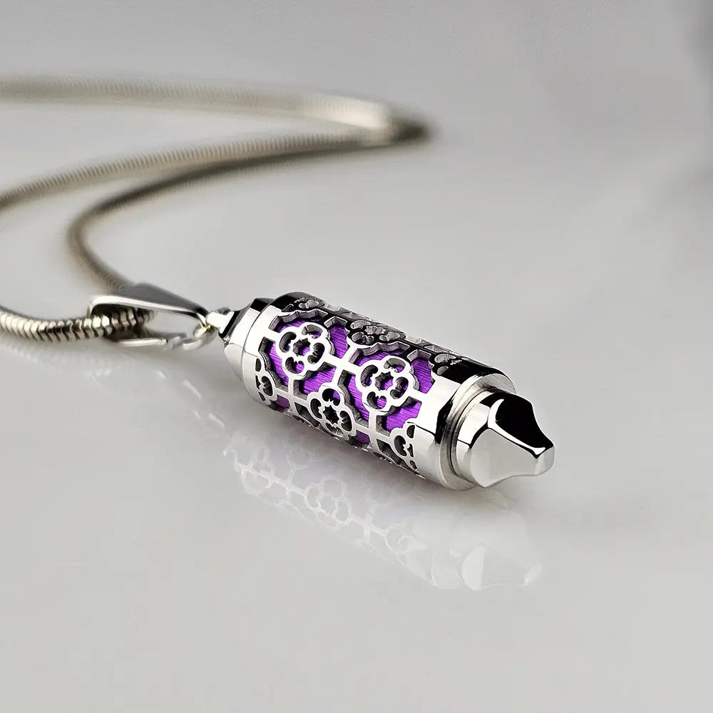 Coffret Pendentif & Perles Silhouette d'Argent - Bijou Interchangeable