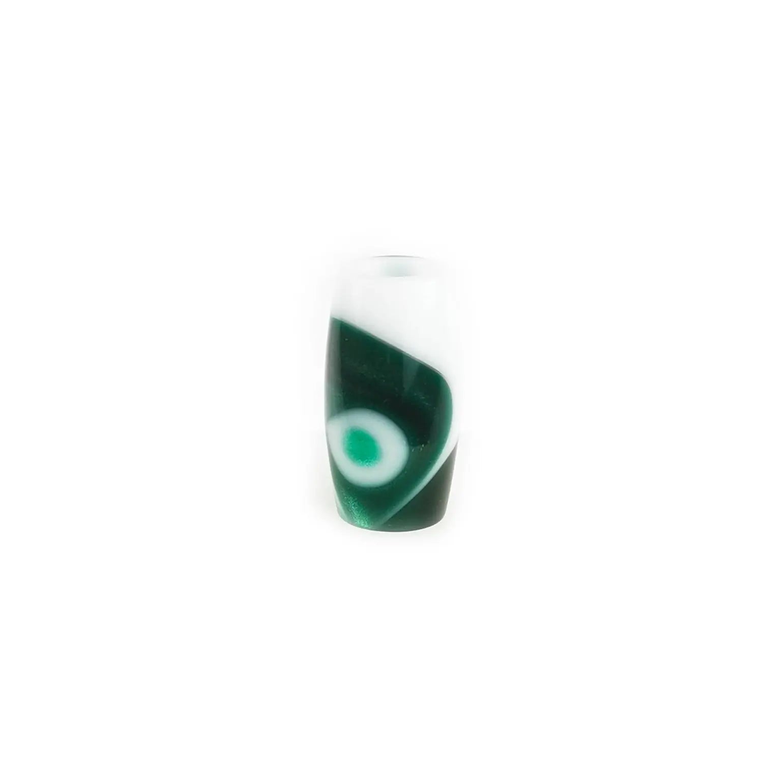 Perles Acryliques Vert/Blanc - Perle interchangeable