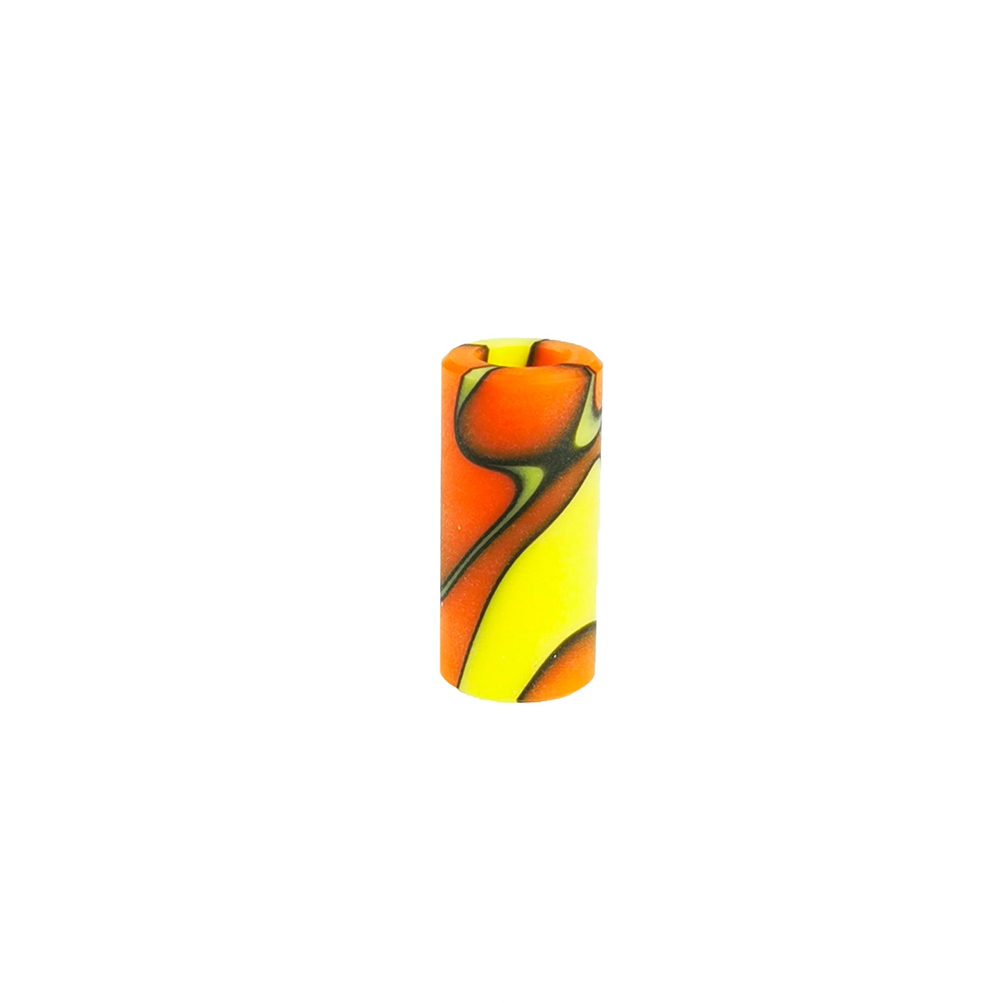 Perles Acryliques Orange/Jaune