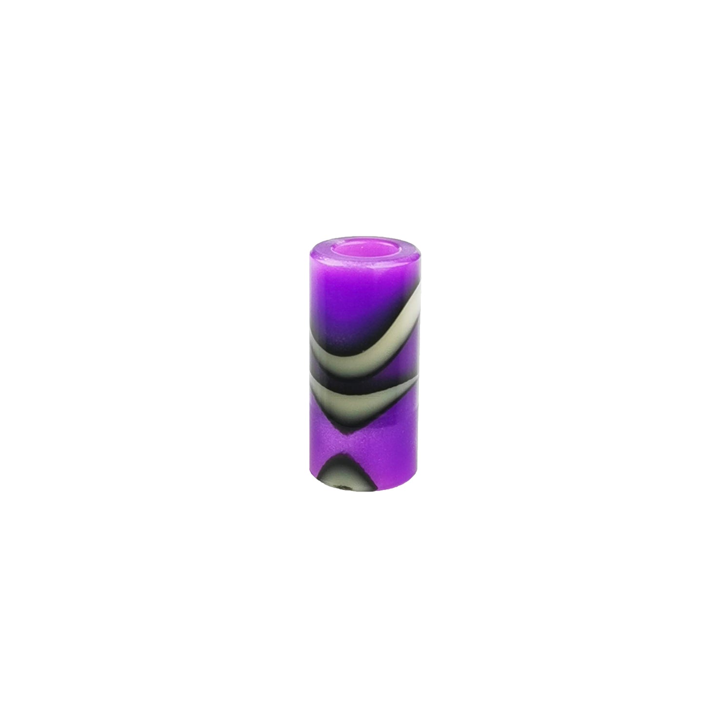 Perles Acryliques Violet/Crème