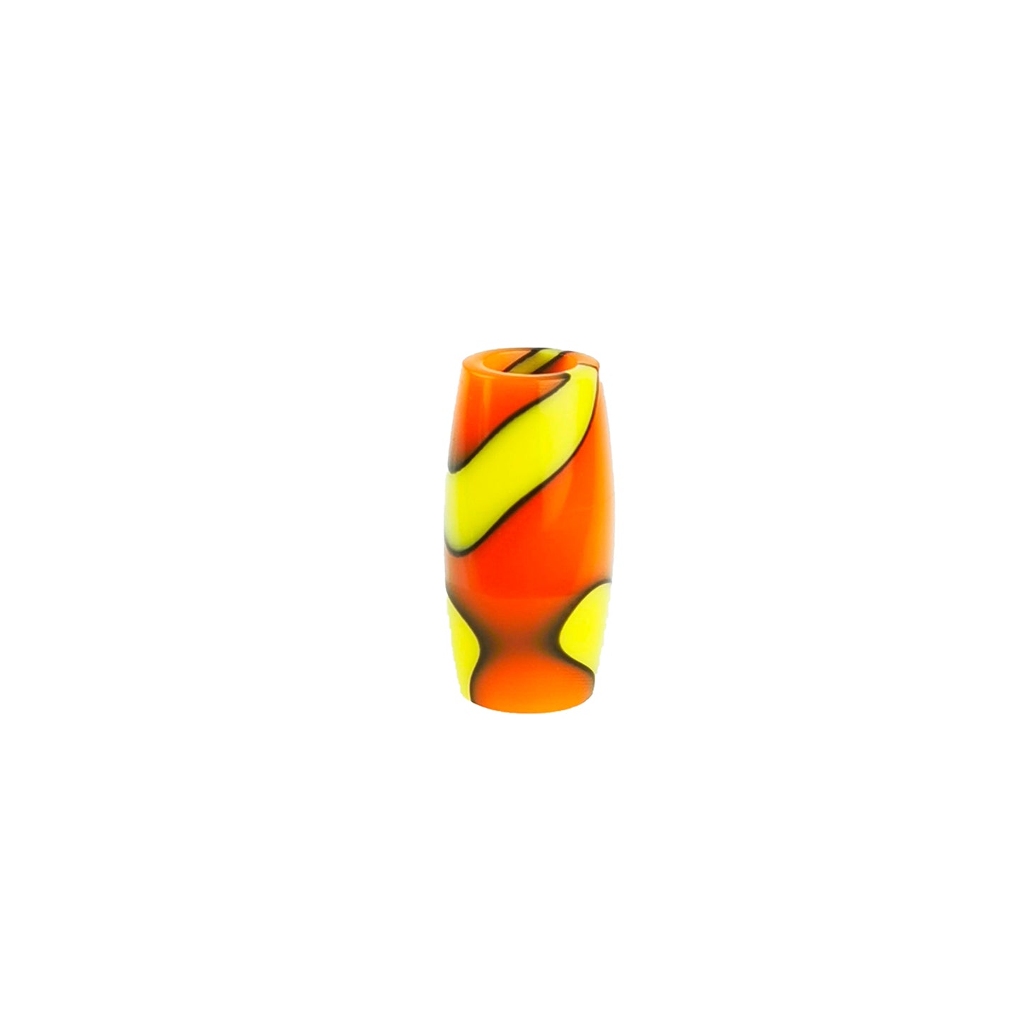 Perles Acryliques Orange/Jaune