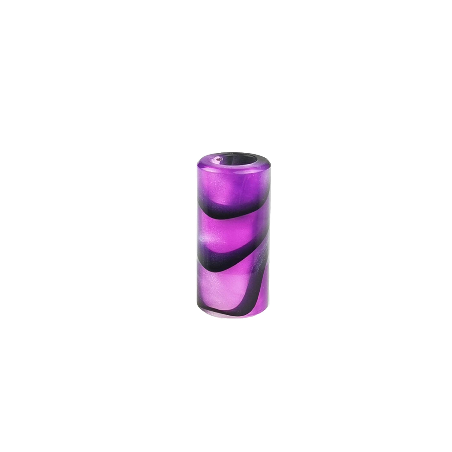 Perles Acryliques Violet/Noir