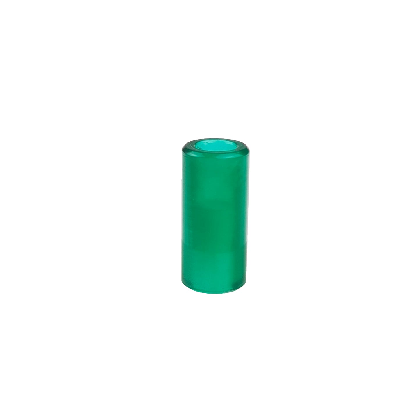 Perles Acryliques Vert/Ligne Blanche