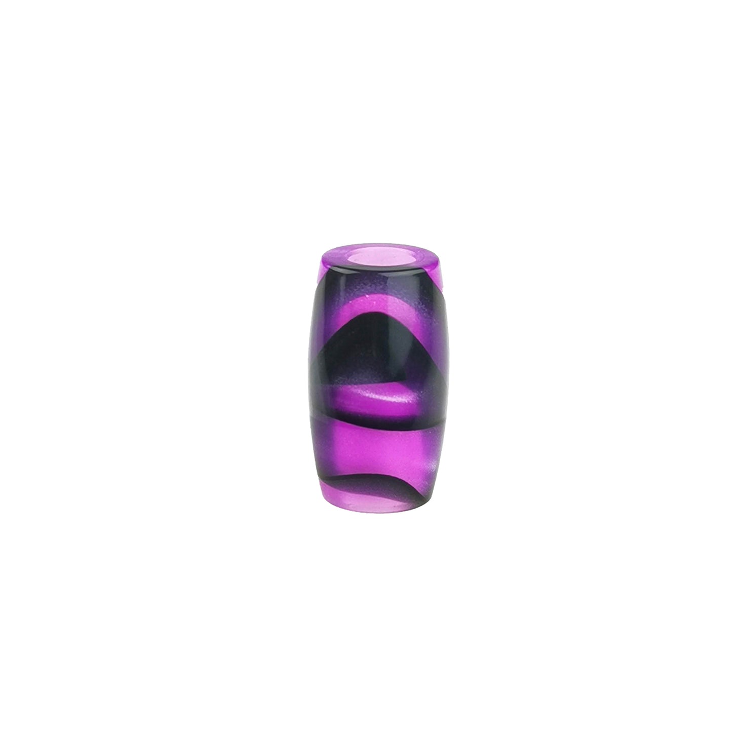 Perles Acryliques Violet/Noir