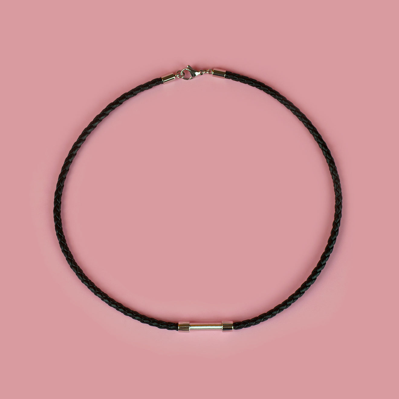 Collier en cuir tressé - Collier modulable
