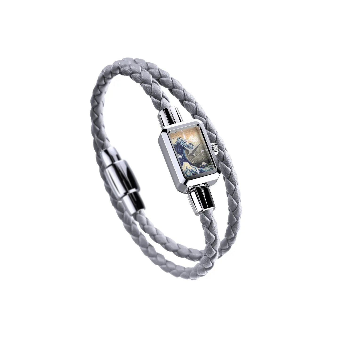 Coffret Princess / Gris Montre et Bracelet - Bijou interchangeable
