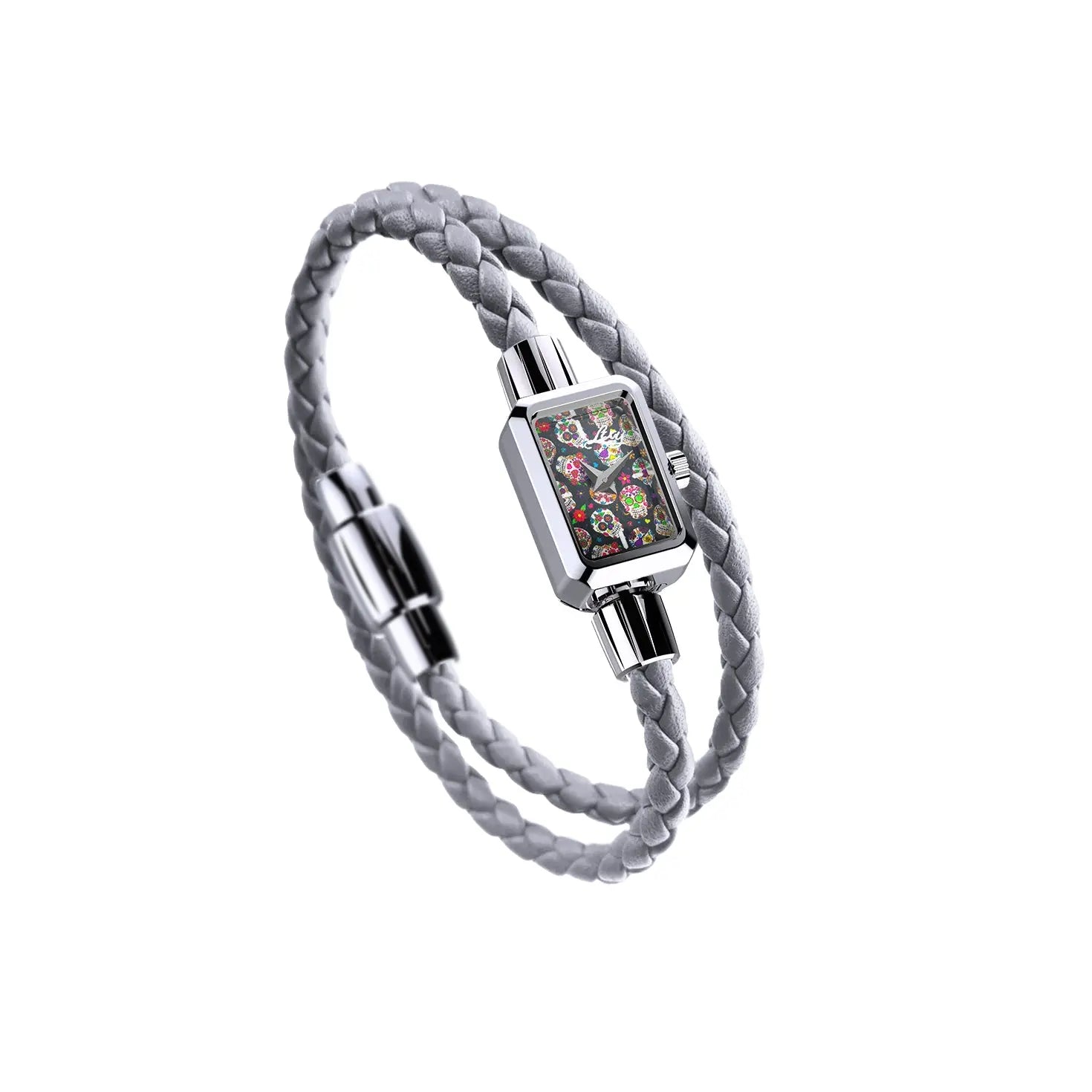 Coffret Princess / Gris Montre et Bracelet - Bijou interchangeable