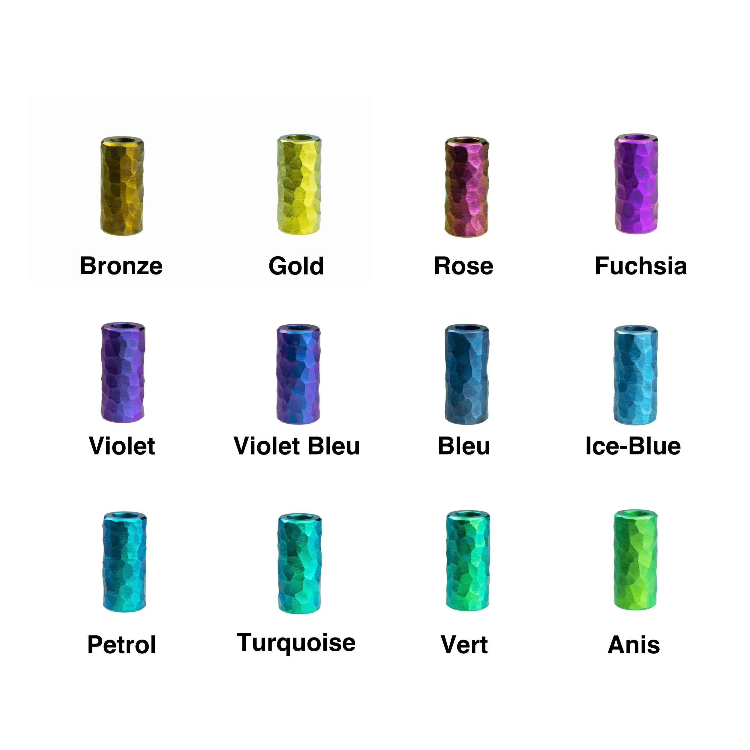 Perles Titanes Martelées - Perle interchangeable