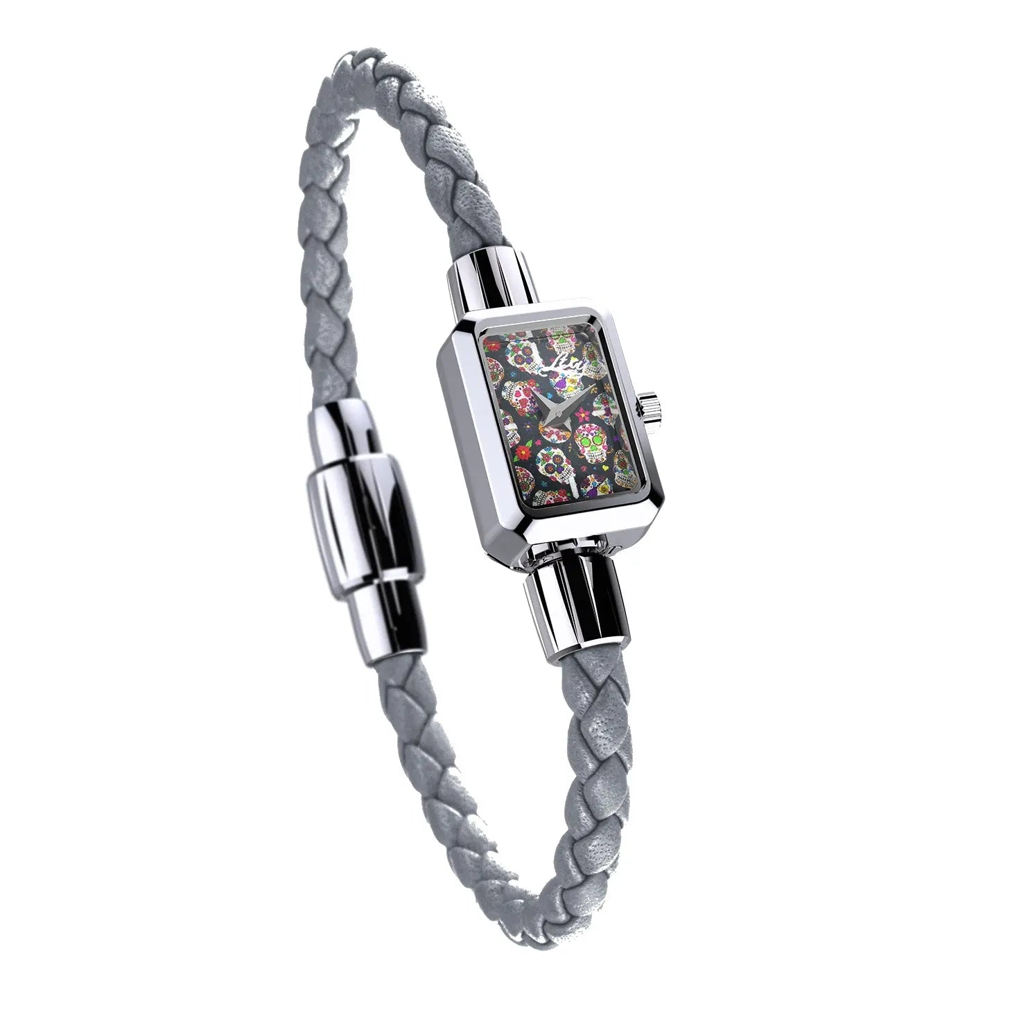 Coffret Princess / Gris Montre et Bracelet - Bijou interchangeable