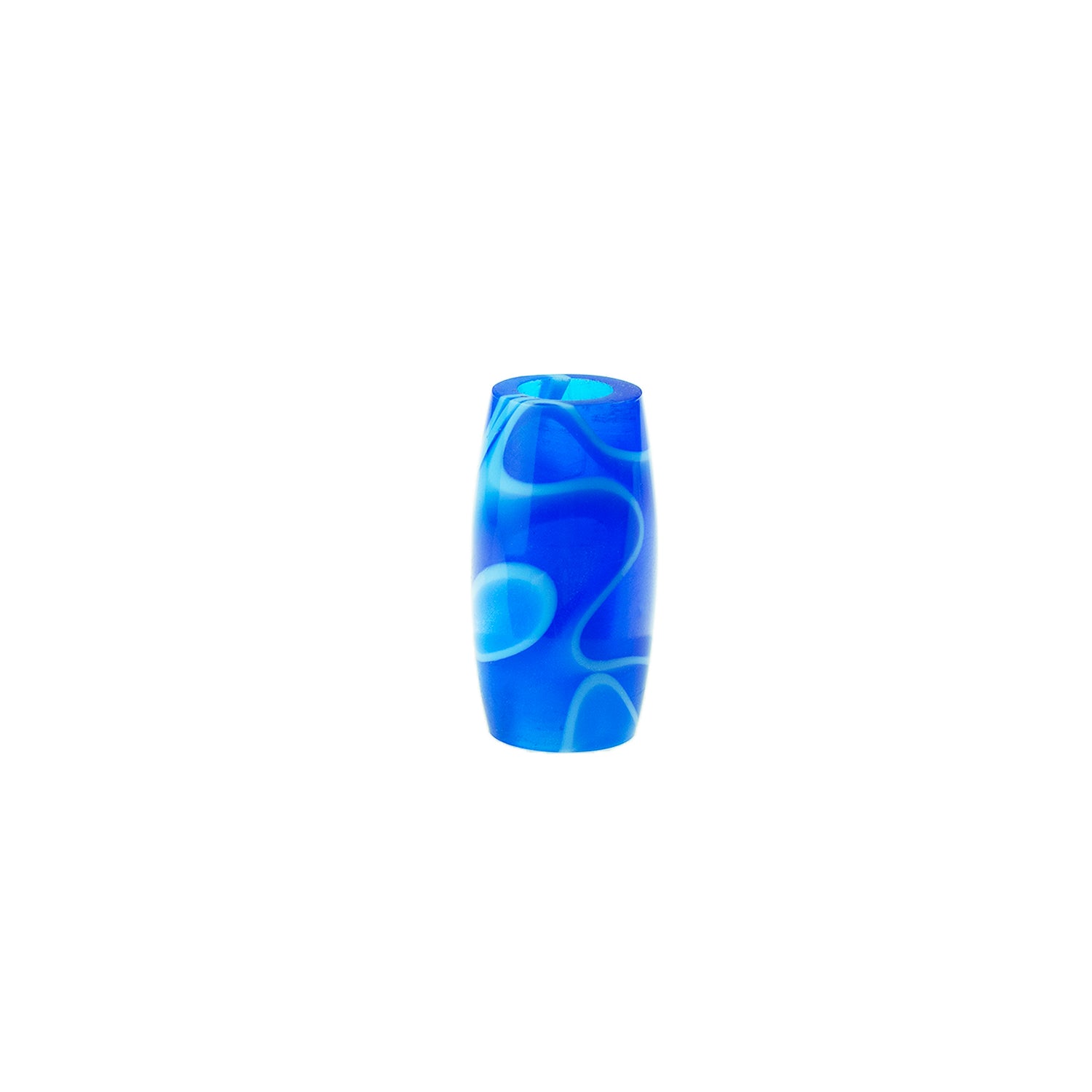 Perles Acryliques Bleu Blanche - Perle interchangeable
