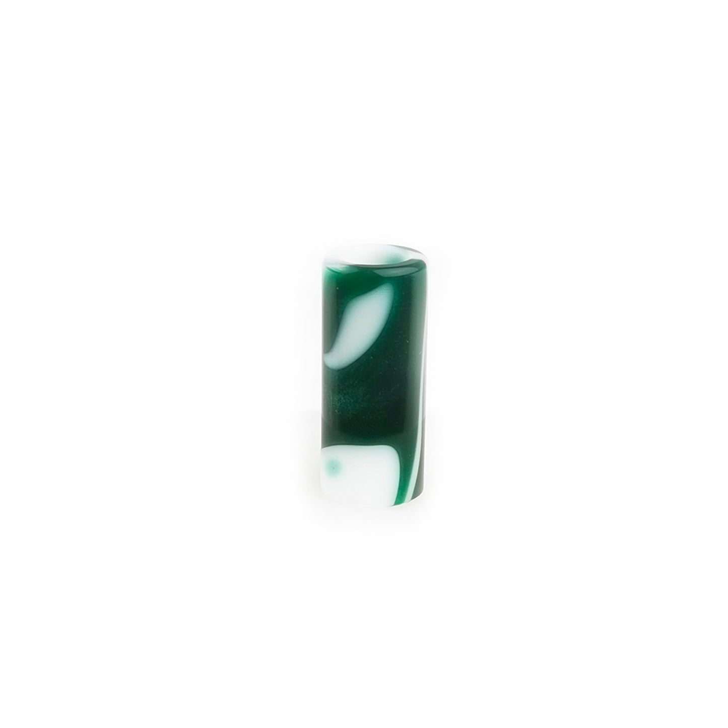 Perles Acryliques Vert/Blanc